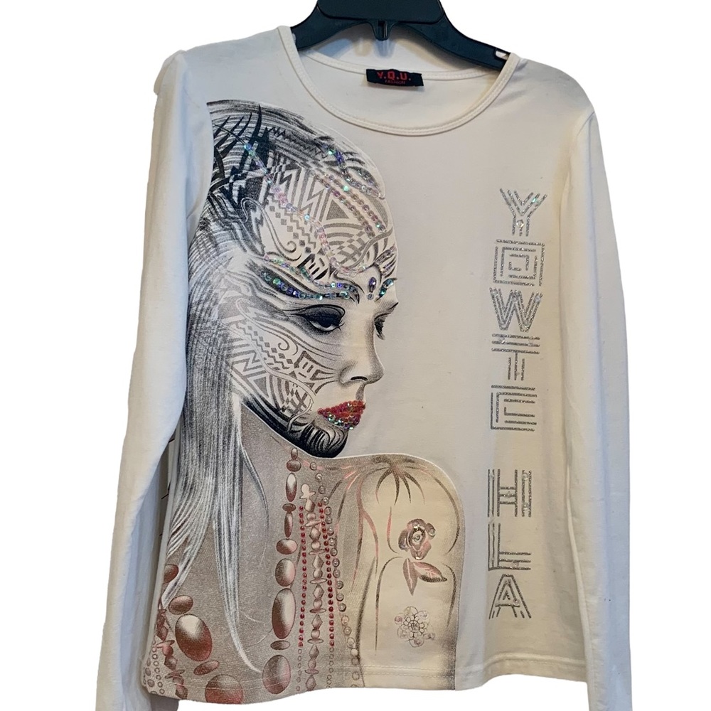 Handcrafted artsy top